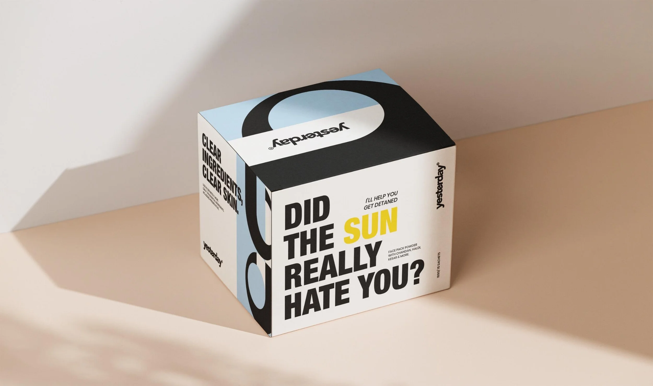 Yesterday Blackhead packaging